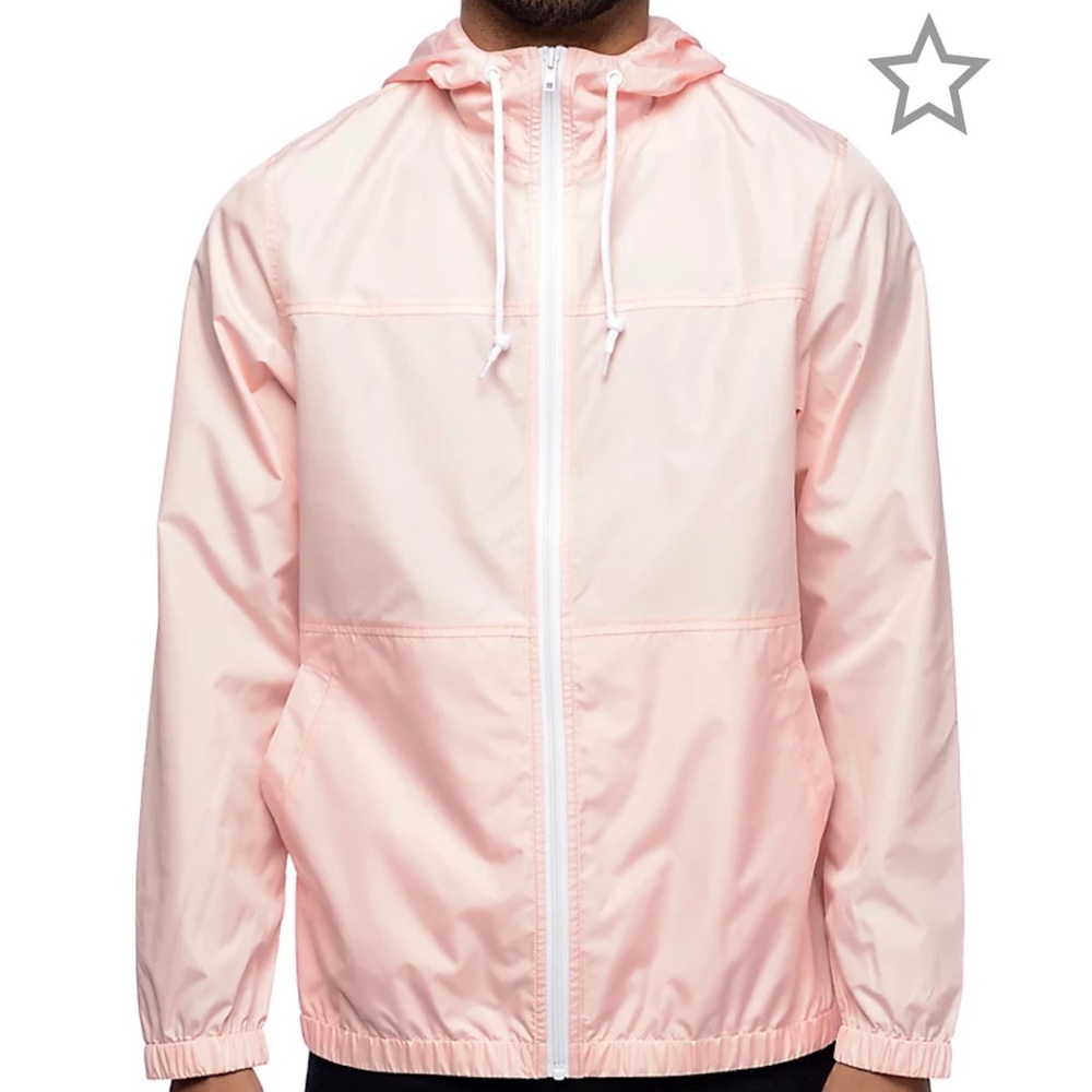ZUMIEZ Men’s pink windbreaker